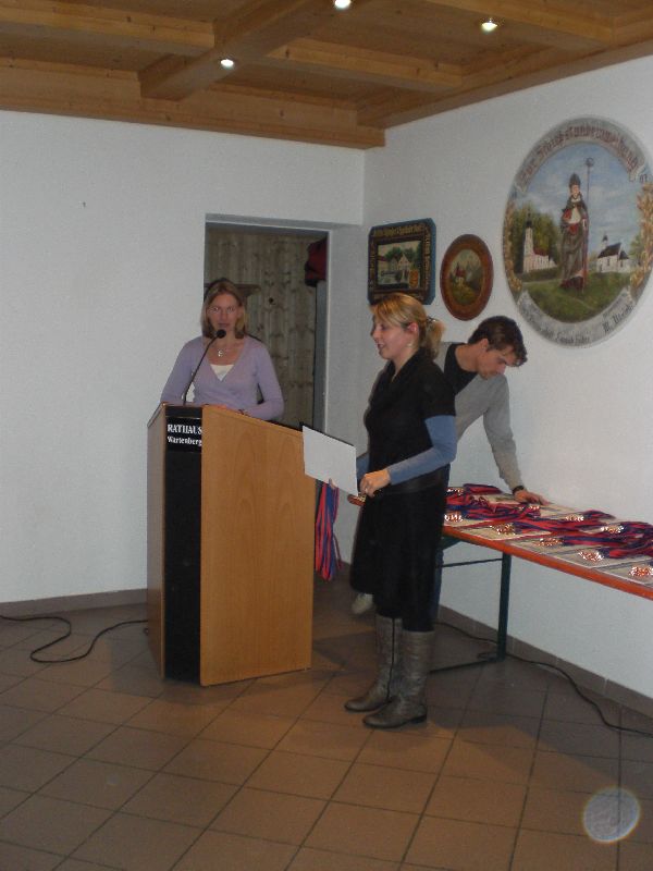 Siegerehrung Ski- und Snowboardkurse 2012